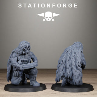 Grimguard Jungle Fighter Snipers - Resin Miniatures for Sci Fi Wargaming & RPGs - StationForge