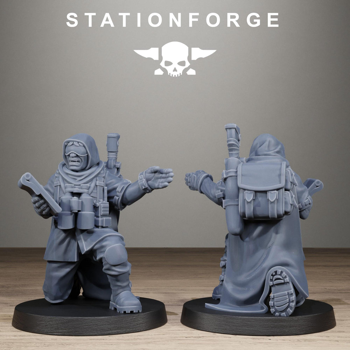 Freeguard Siege Infantry - Resin Miniatures for Sci Fi Wargaming, RPGs & Tabletop Gaming - StationForge