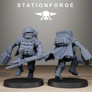 Freeguard Siege Infantry - Resin Miniatures for Sci Fi Wargaming, RPGs & Tabletop Gaming - StationForge