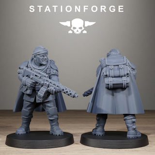 Freeguard Siege Infantry - Resin Miniatures for Sci Fi Wargaming, RPGs & Tabletop Gaming - StationForge