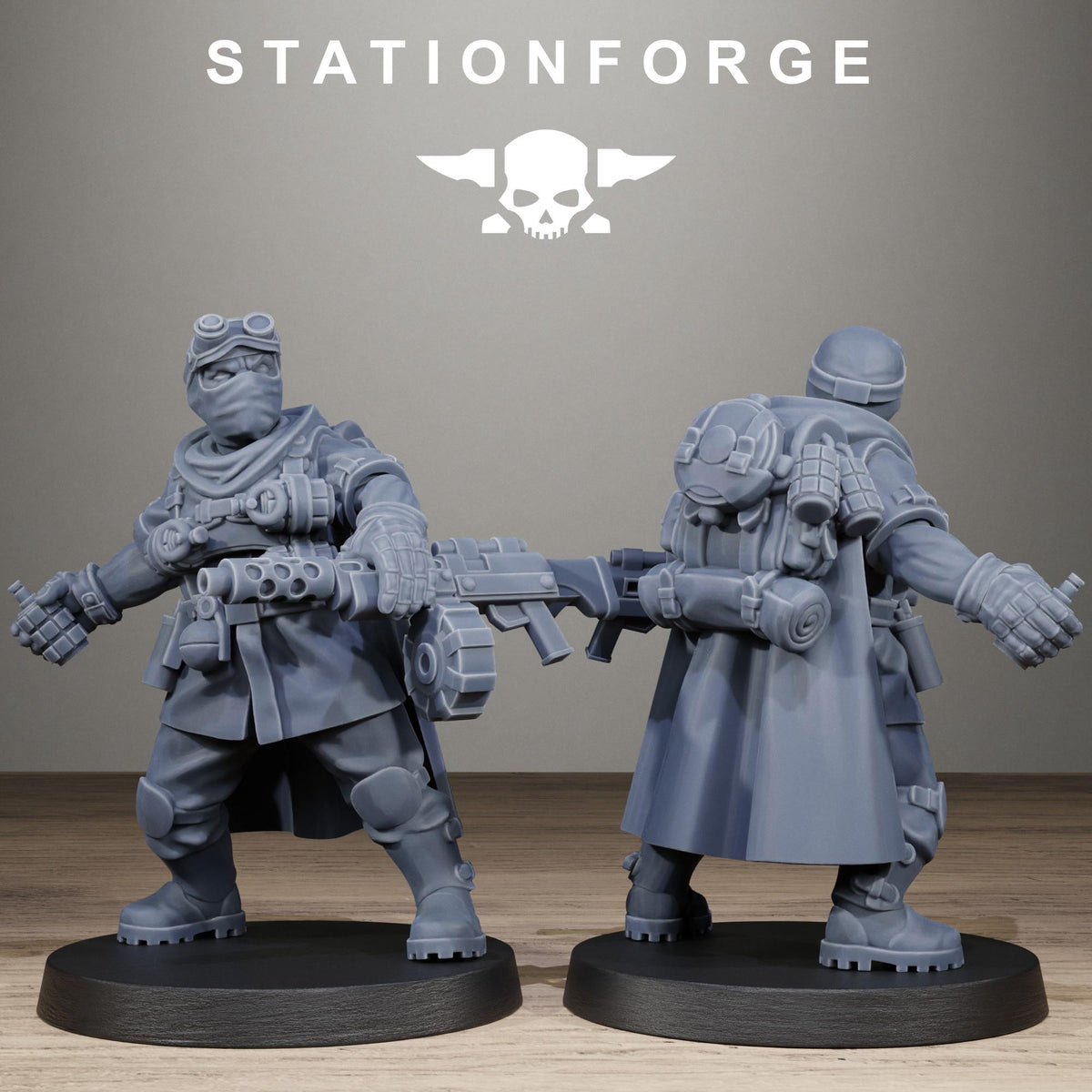 Freeguard Siege Infantry - Resin Miniatures for Sci Fi Wargaming, RPGs & Tabletop Gaming - StationForge