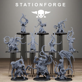 Corrupted Guard Possessed Demons - Corrupted Resin Miniatures for Sci Fi Wargaming, RPGs & Tabletop Gaming - StationForge