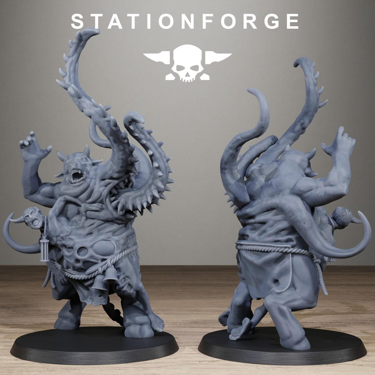 Corrupted Guard Possessed Demons - Corrupted Resin Miniatures for Sci Fi Wargaming, RPGs & Tabletop Gaming - StationForge