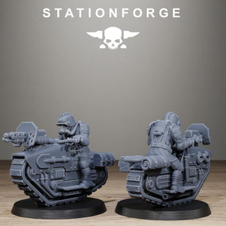 Grimguard War Treaders - Resin Cavalry & Recon Riders for Sci Fi Wargaming - StationForge