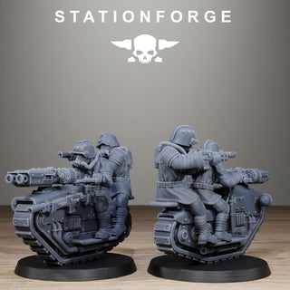 Grimguard War Treaders - Resin Cavalry & Recon Riders for Sci Fi Wargaming - StationForge