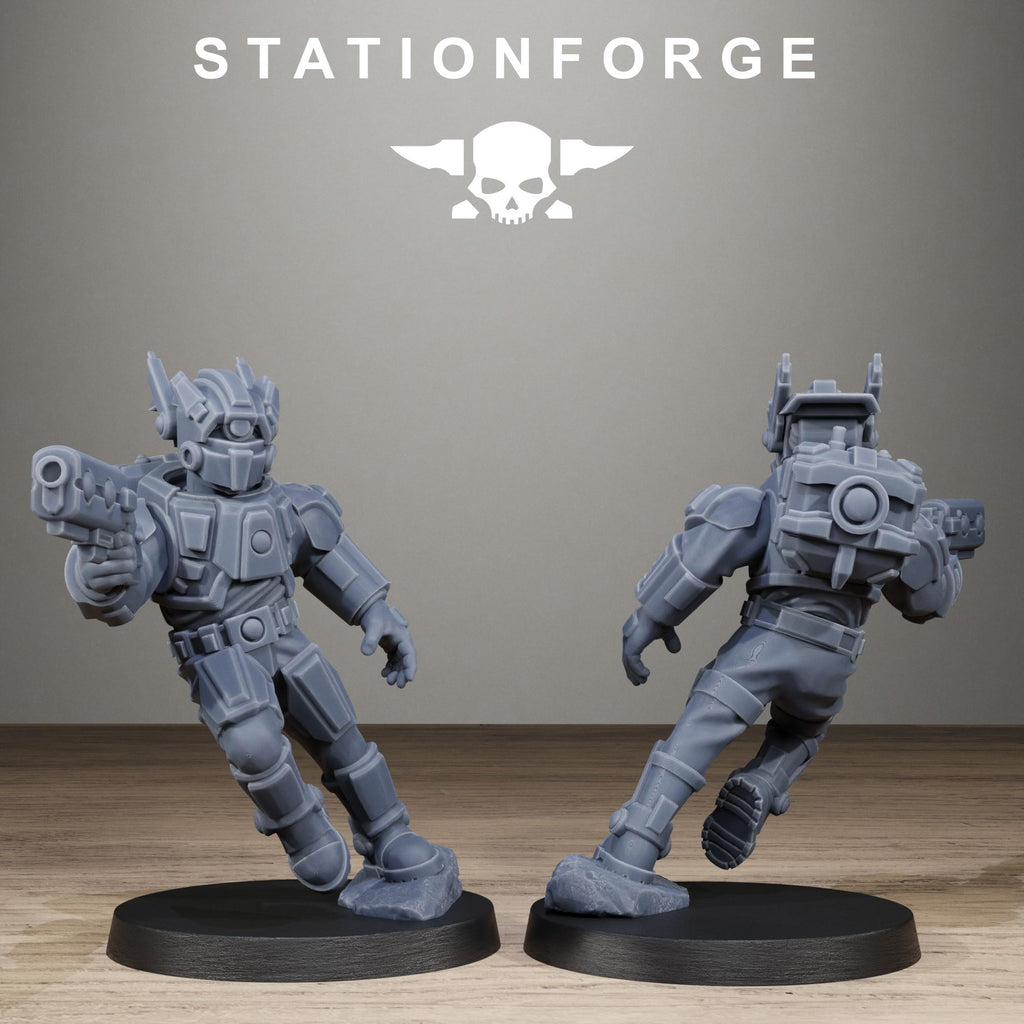 Tarion Assault Squad - Elite Strike Team Resin Miniatures for Sci-Fi Soldier Wargaming - Stationforge