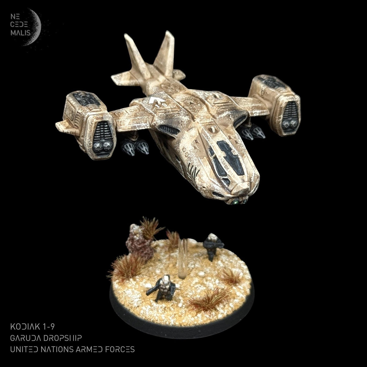 Garuda Dropship - 10mm Sci-Fi Resin Gunship- Wardaddy Studios