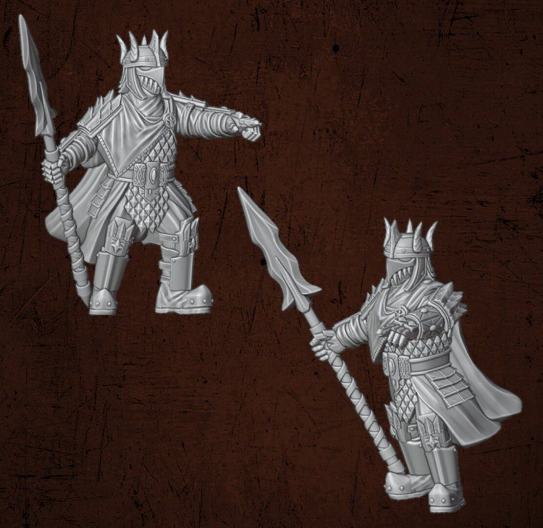 Immortal King on Palanquin - Dark Lords Fallen Legions - Quartermaster 3D - Sigmarite Boutique