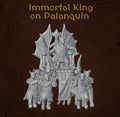Immortal King on Palanquin - Dark Lords Fallen Legions - Quartermaster 3D - Sigmarite Boutique