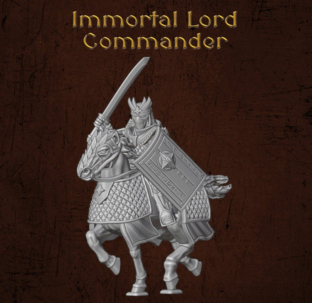 Immortal Lord Commander - Dark Lords Fallen Legions - Quartermaster 3D - Sigmarite Boutique