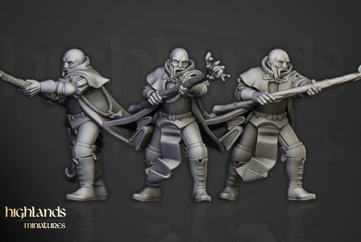 Imperial Battle Wizards Mounted and on Foot - Highlands Miniatures - Sigmarite Boutique