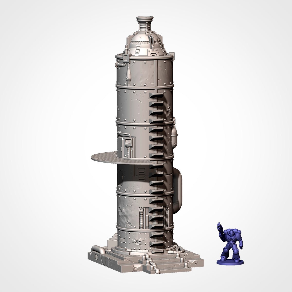 Industrial Sector - Sci-Fi Silos, Tanks & Towers Terrain - Txarli Factory - Sigmarite Boutique