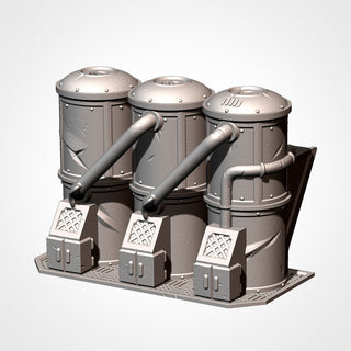 Industrial Sector - Sci-Fi Silos, Tanks & Towers Terrain - Txarli Factory - Sigmarite Boutique