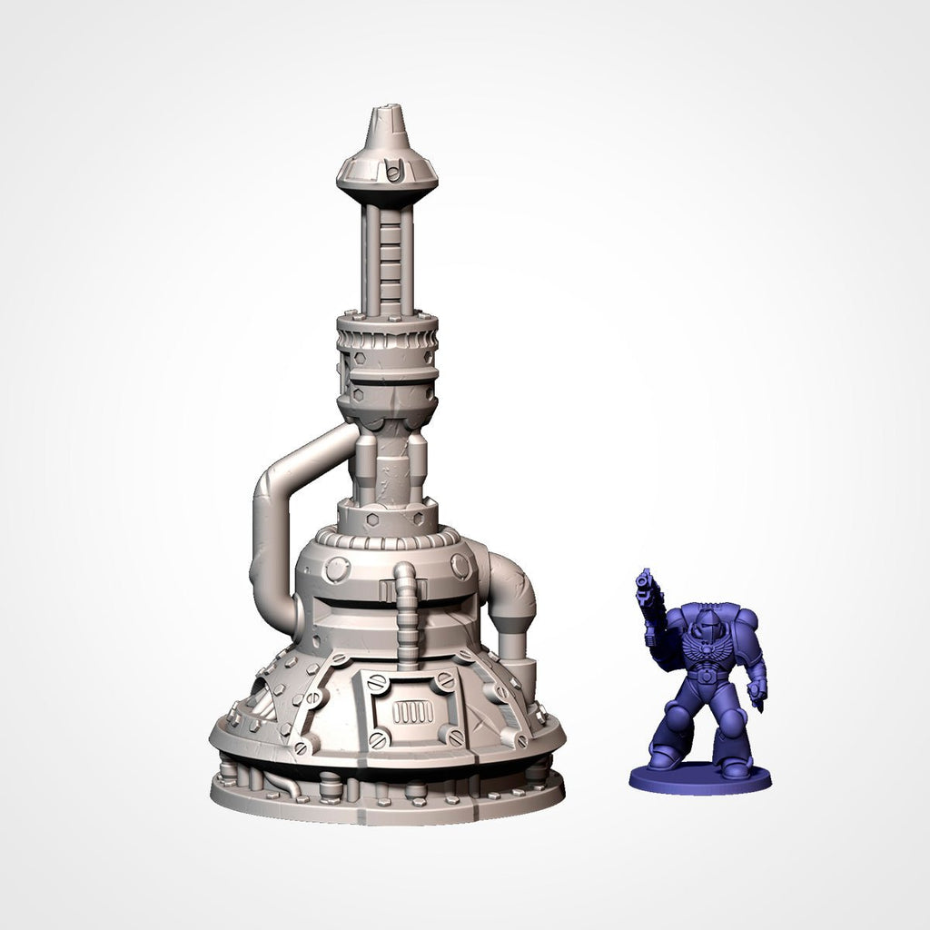 Industrial Sector - Sci-Fi Silos, Tanks & Towers Terrain - Txarli Factory - Sigmarite Boutique