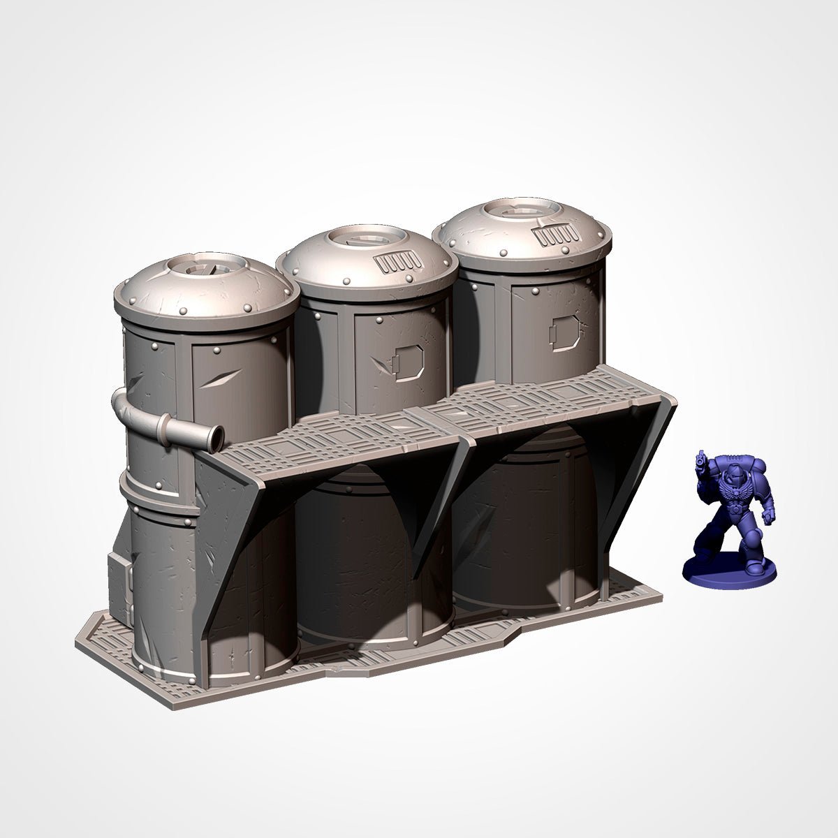Industrial Sector - Sci-Fi Silos, Tanks & Towers Terrain - Txarli Factory - Sigmarite Boutique