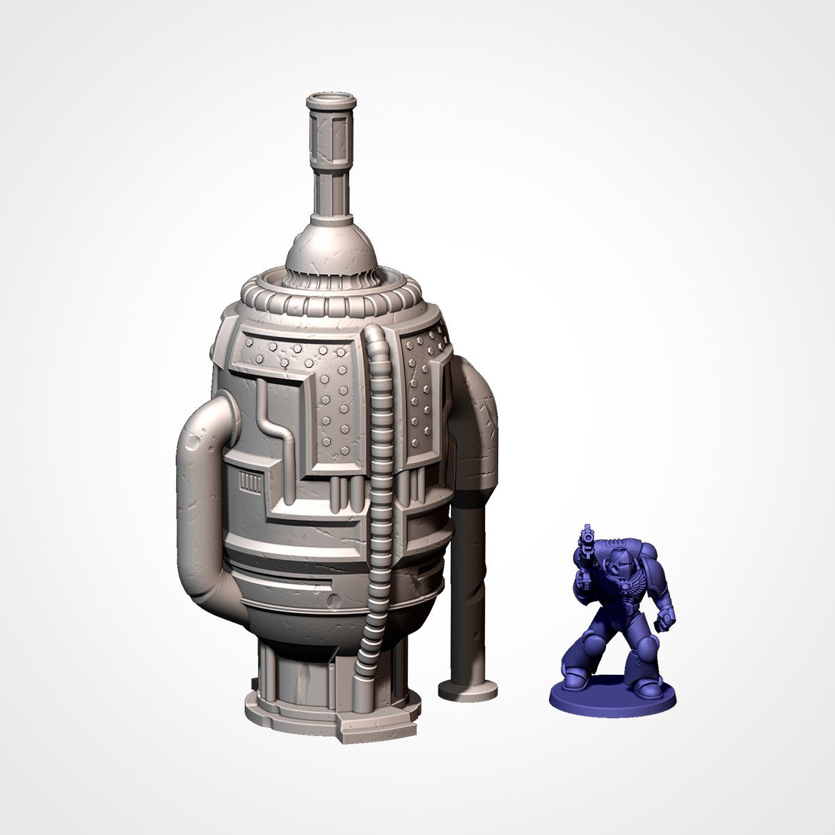 Industrial Sector - Sci-Fi Silos, Tanks & Towers Terrain - Txarli Factory - Sigmarite Boutique