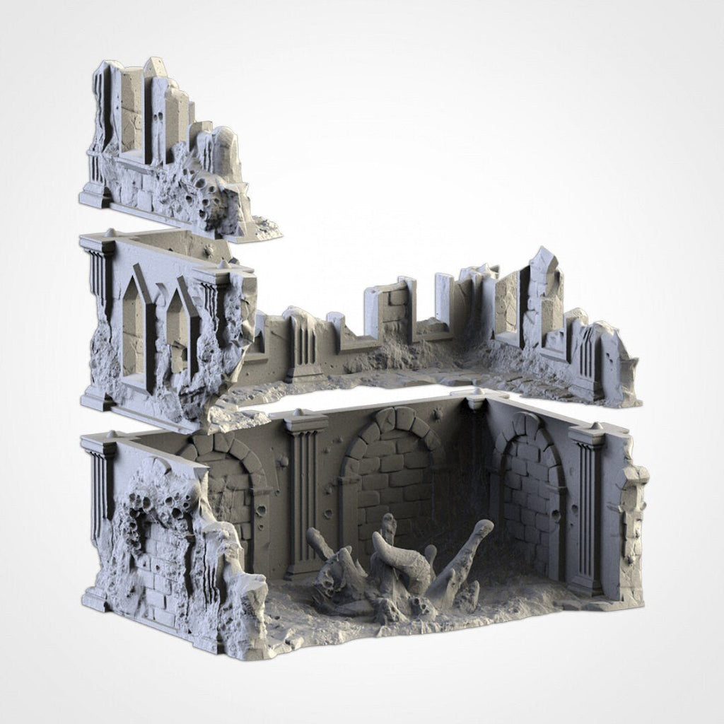 Infected Ruins - Large Ruins - Txarli Factory - Sigmarite Boutique