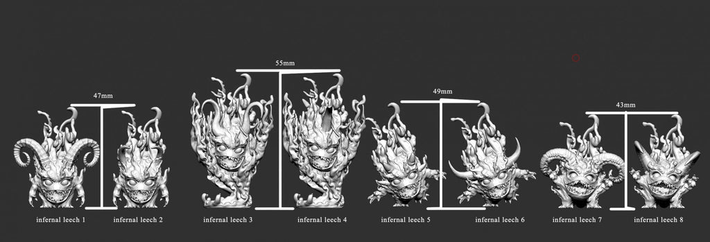 Infernal Leeches - Harbingers of Cataclysm - Mini Monster Mayhem - Sigmarite Boutique