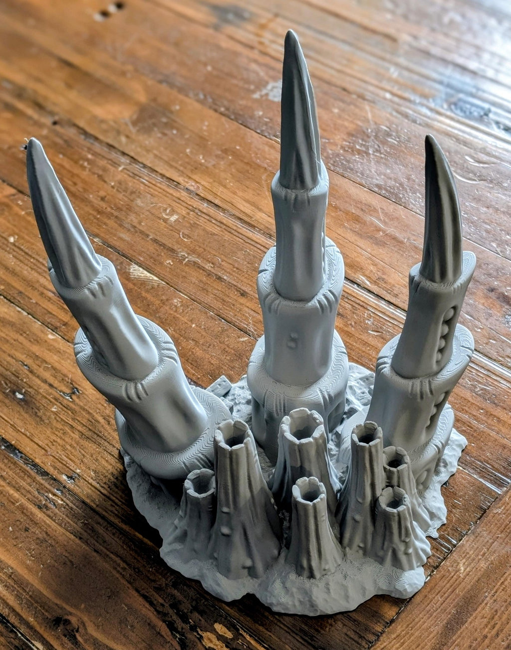 Infested Ruins Terrain Alien Growth Sci Fi Scatter Terrain for 28mm Wargaming & RPGs Spore Chimneys - Sigmarite Boutique