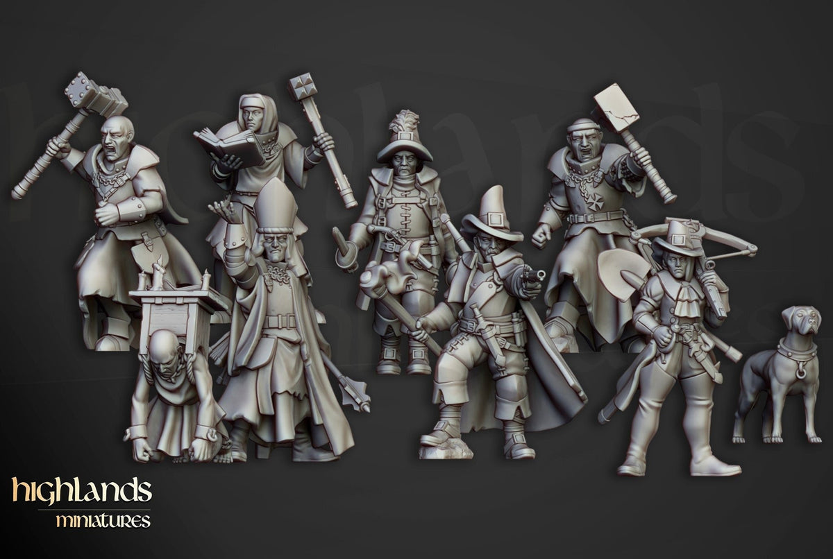 Inquisitorial Warband - Highlands Miniatures - Sigmarite Boutique