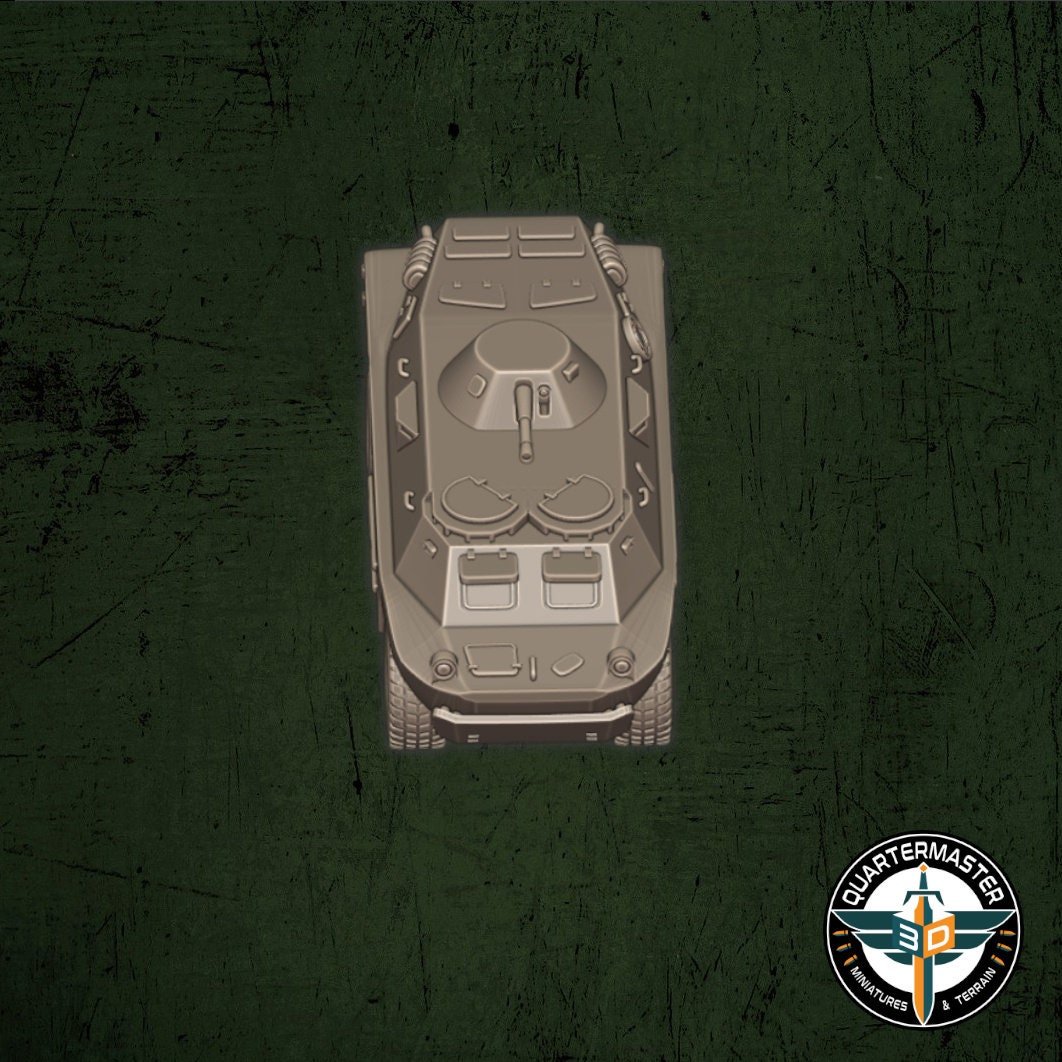 Insurgent BRDM-2 Infantry Fighting Vehicle - War in Iraq - Quartermaster 3D - Sigmarite Boutique