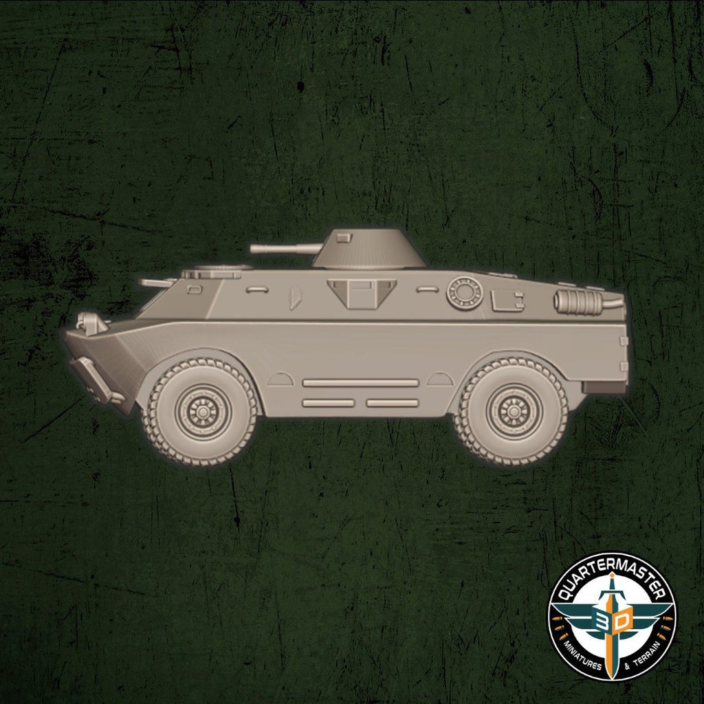 Insurgent BRDM-2 Infantry Fighting Vehicle - War in Iraq - Quartermaster 3D - Sigmarite Boutique