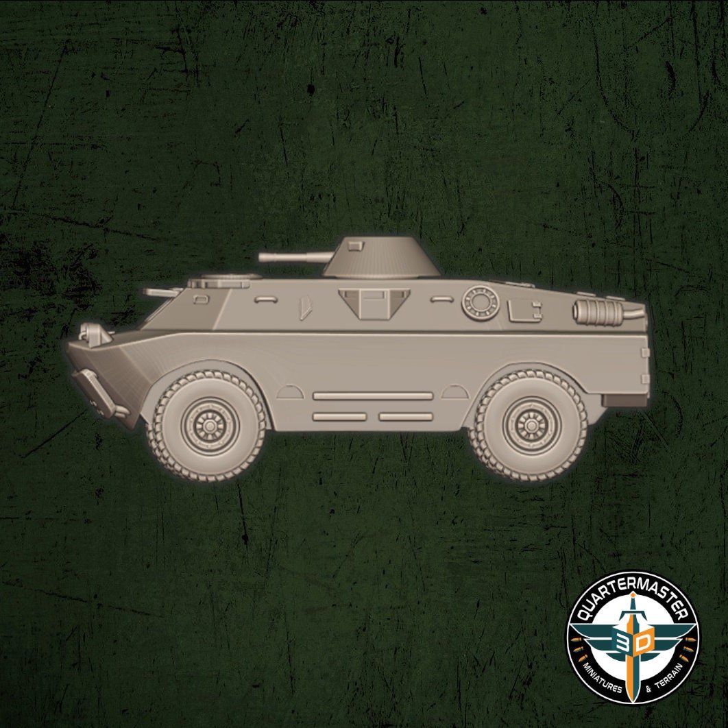 Insurgent BRDM-2 Infantry Fighting Vehicle - War in Iraq - Quartermaster 3D - Sigmarite Boutique
