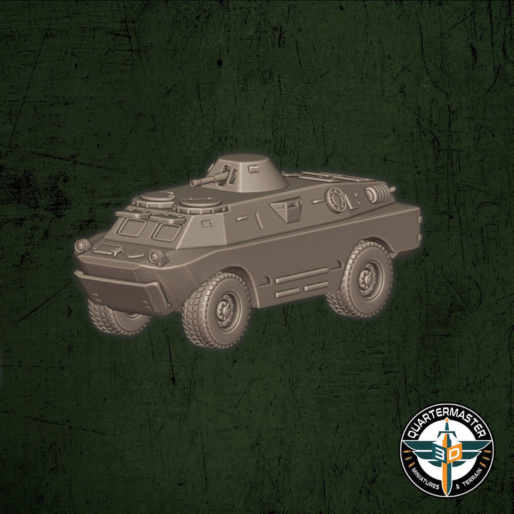 Insurgent BRDM-2 Infantry Fighting Vehicle - War in Iraq - Quartermaster 3D - Sigmarite Boutique