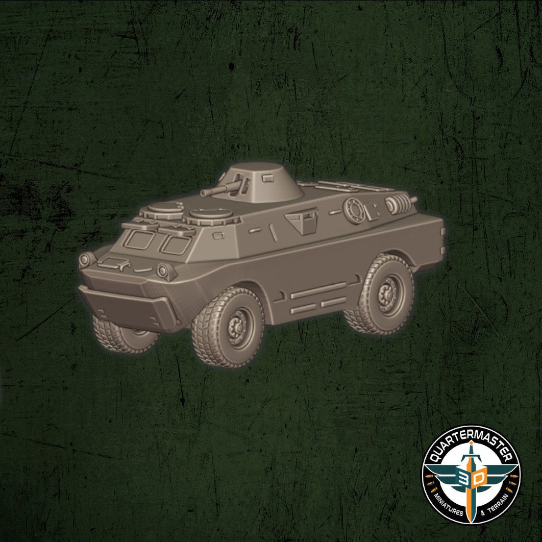 Insurgent BRDM-2 Infantry Fighting Vehicle - War in Iraq - Quartermaster 3D - Sigmarite Boutique