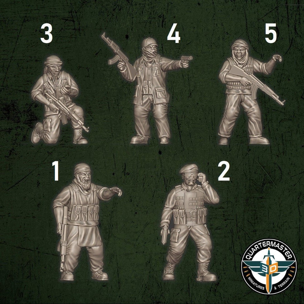 Insurgent Leaders - War in Iraq - Quartermaster 3D - Sigmarite Boutique