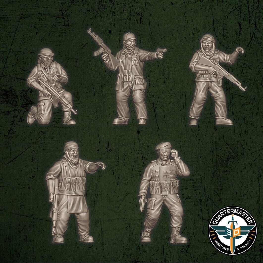 Insurgent Leaders - War in Iraq - Quartermaster 3D - Sigmarite Boutique