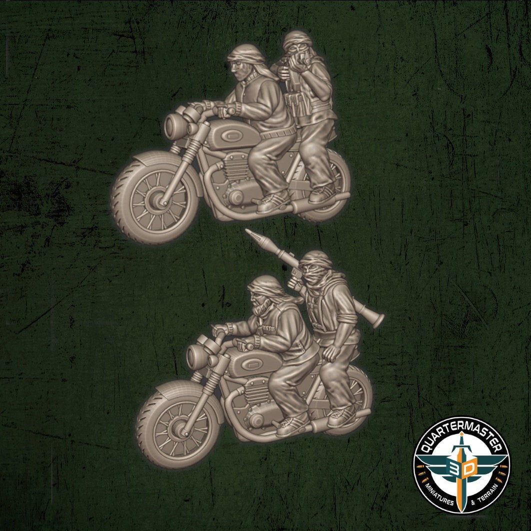 Insurgent Motorcycles - War in Iraq - Quartermaster 3D - Sigmarite Boutique