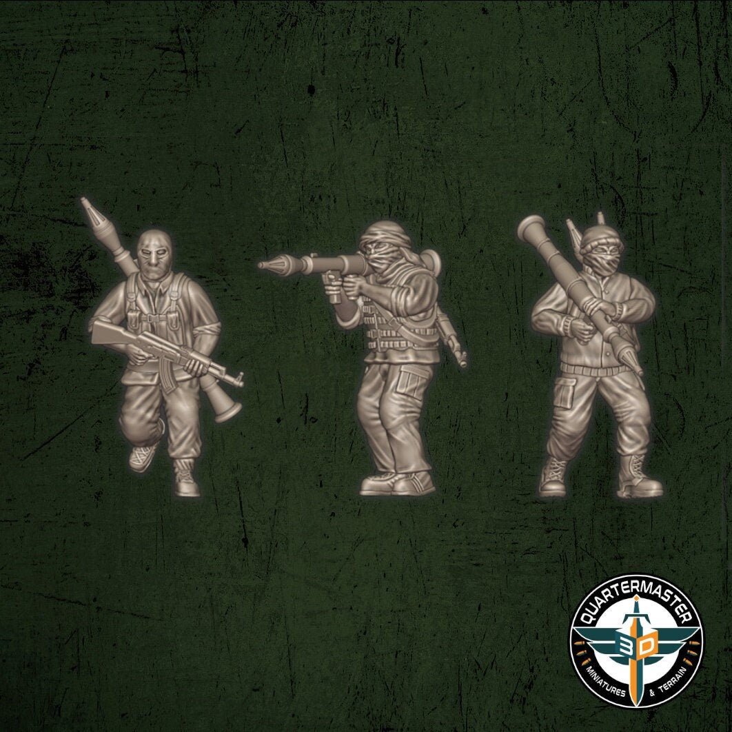 Insurgent RPG Infantry - War in Iraq - Quartermaster 3D - Sigmarite Boutique