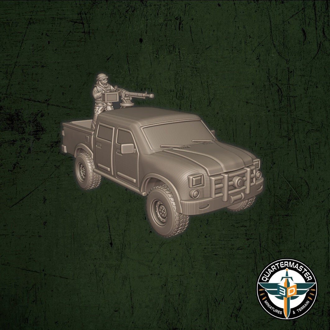 Insurgent Technical - War in Iraq - Quartermaster 3D - Sigmarite Boutique