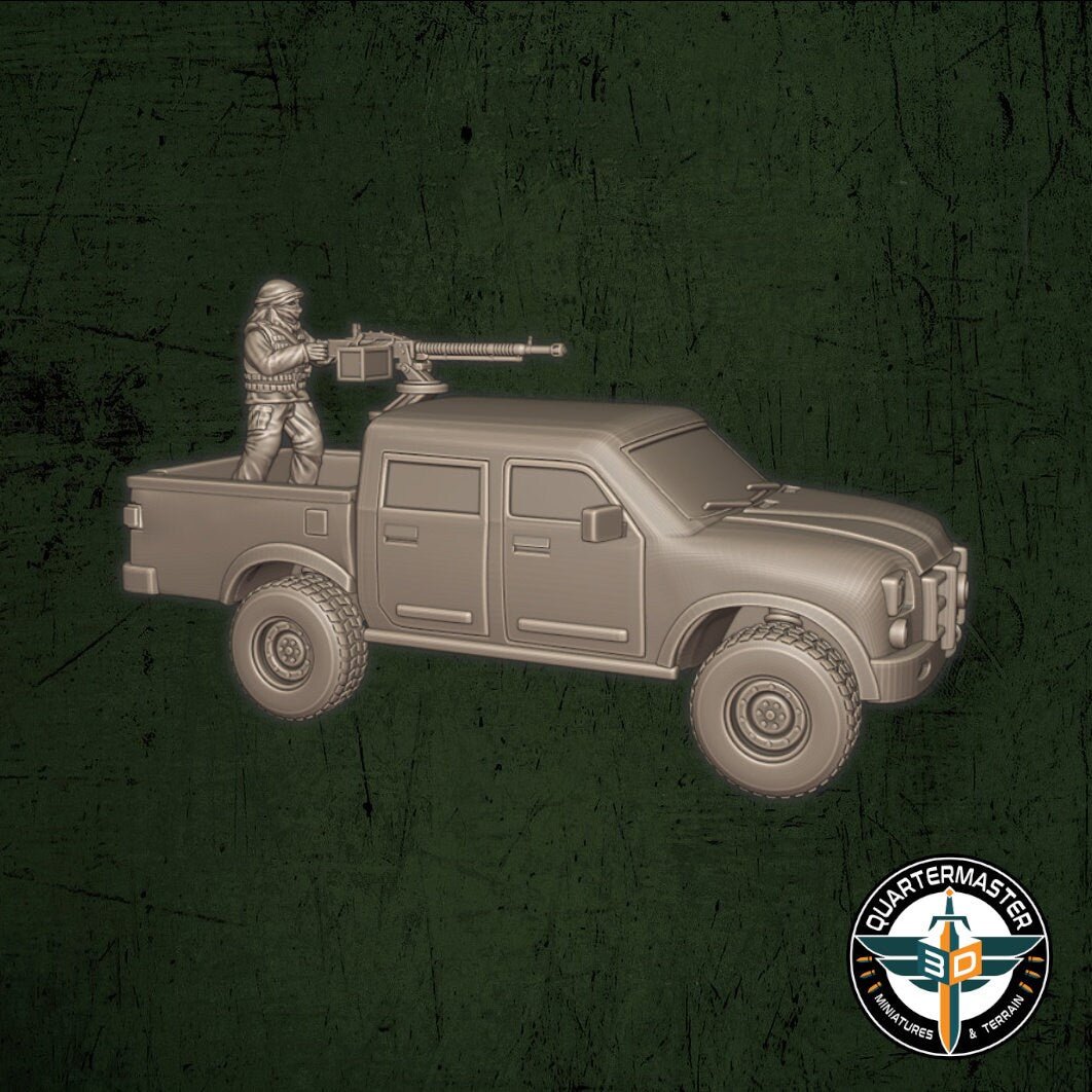 Insurgent Technical - War in Iraq - Quartermaster 3D - Sigmarite Boutique