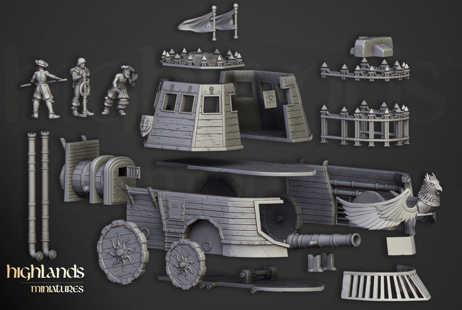 Iron Opinicus - Highlands Miniatures - Sigmarite Boutique