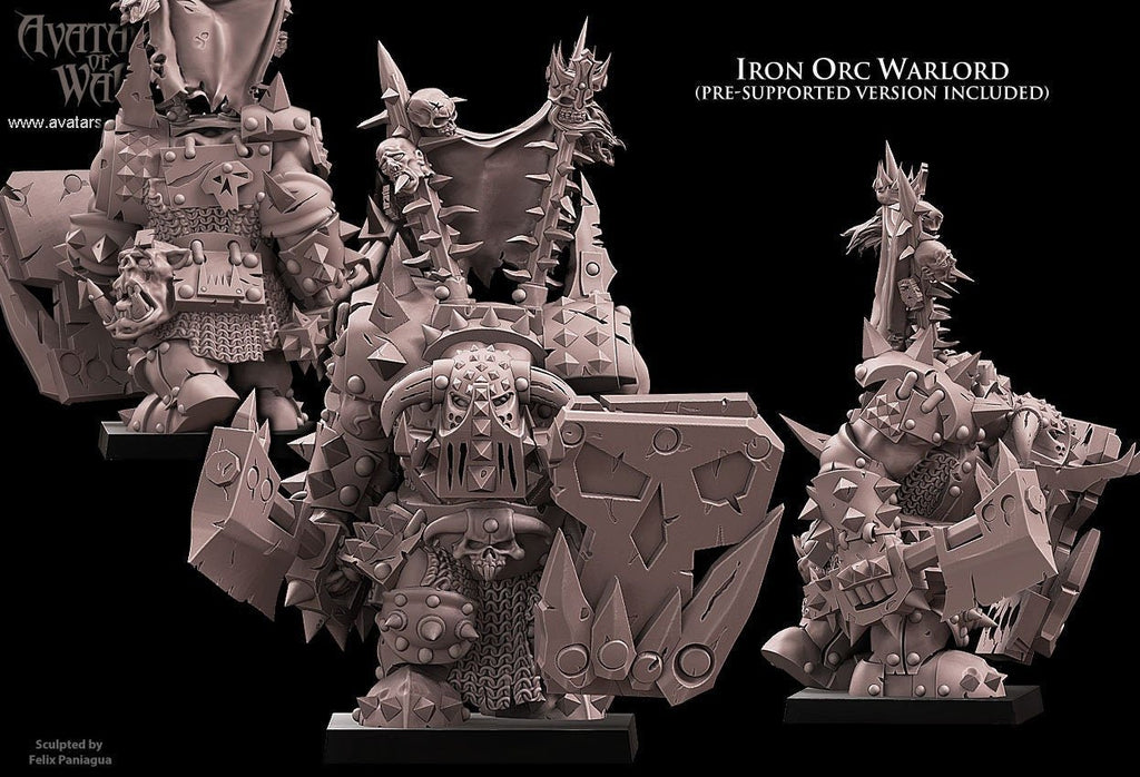 Iron Orc Warlord - Avatars of War - Sigmarite Boutique