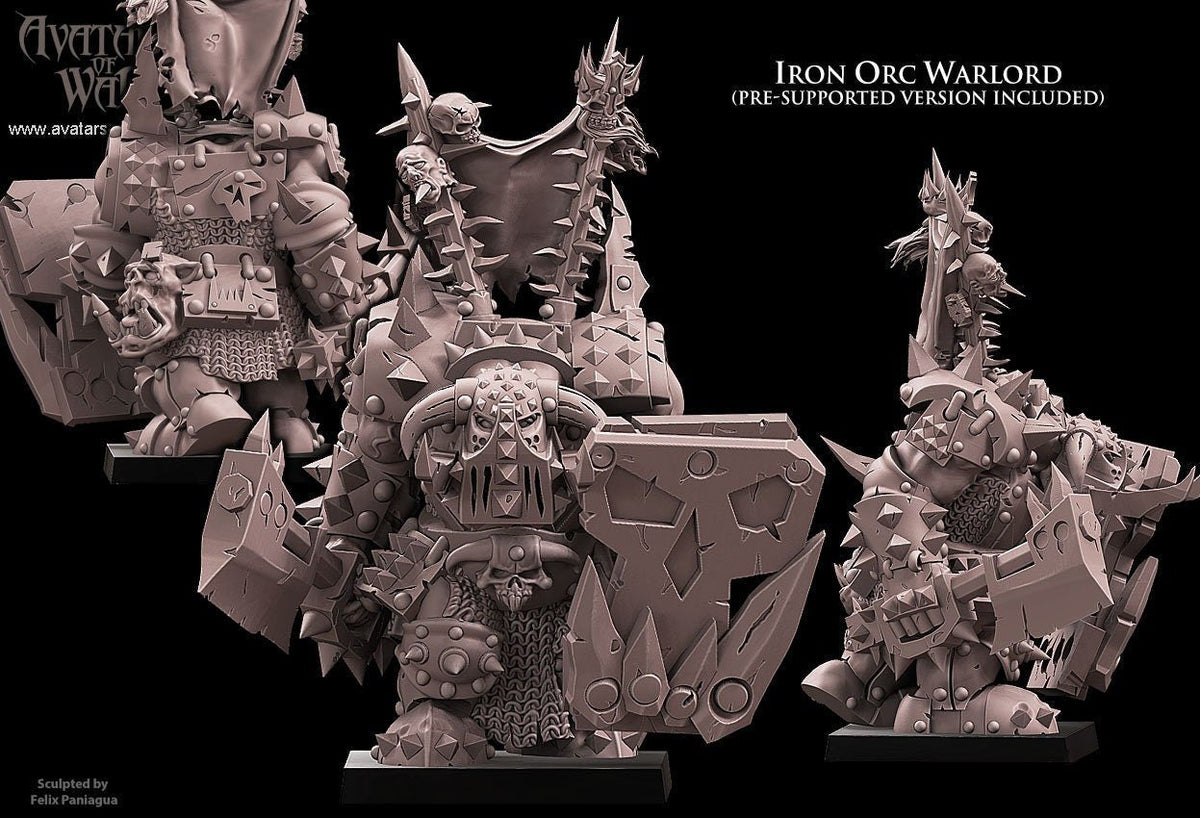 Iron Orc Warlord - Avatars of War - Sigmarite Boutique