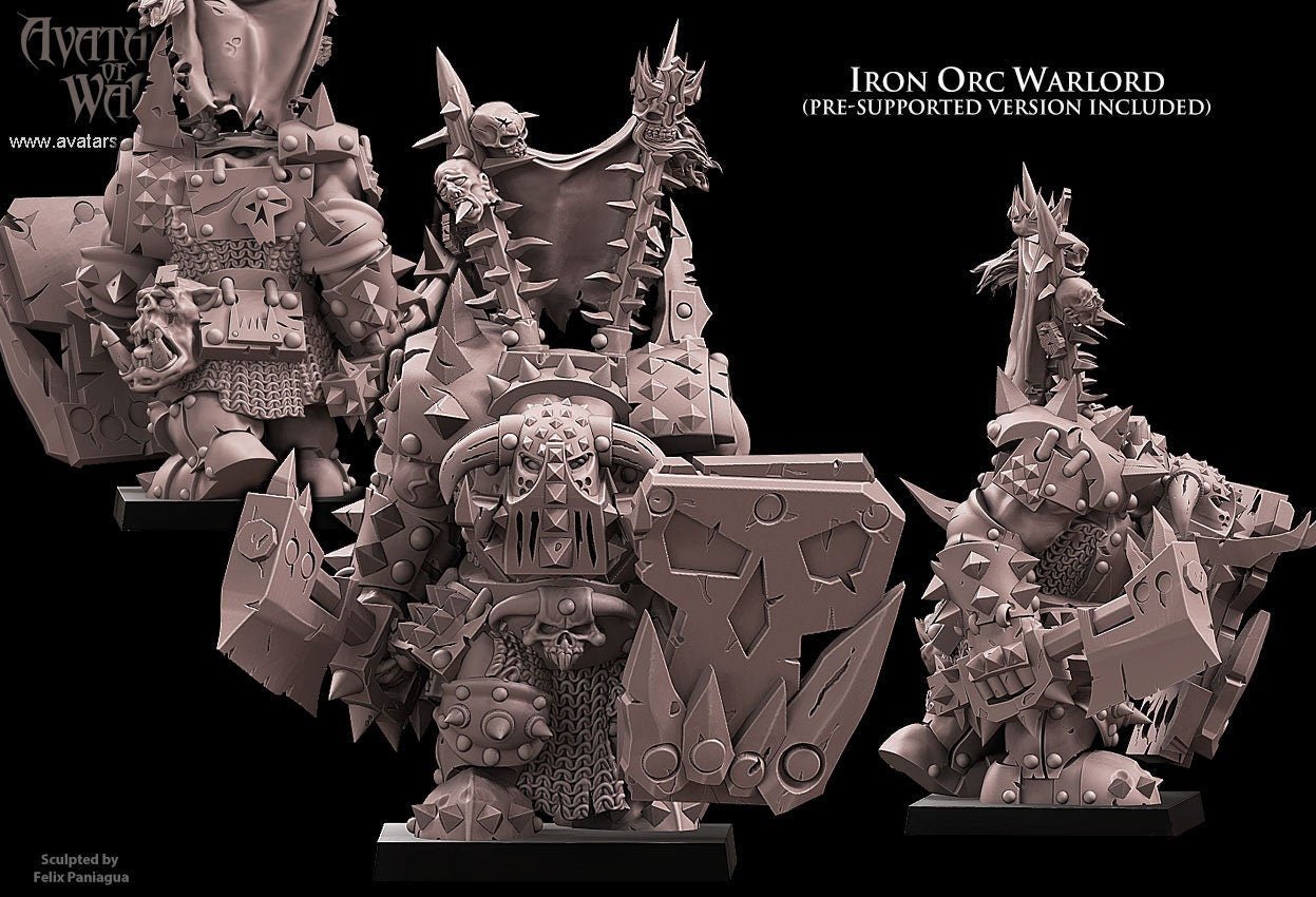 Iron Orc Warlord - Avatars of War - Sigmarite Boutique