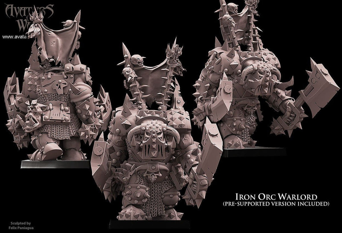 Iron Orc Warlord - Avatars of War - Sigmarite Boutique