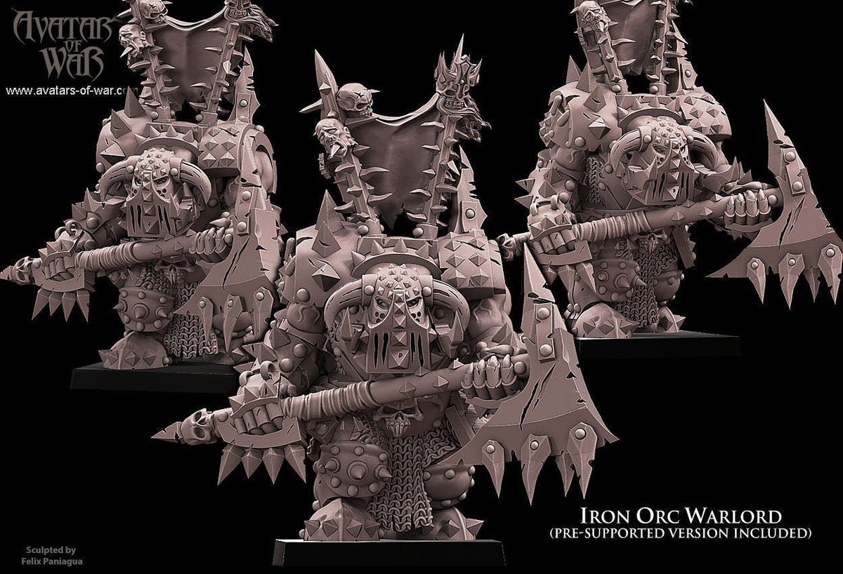 Iron Orc Warlord - Avatars of War - Sigmarite Boutique