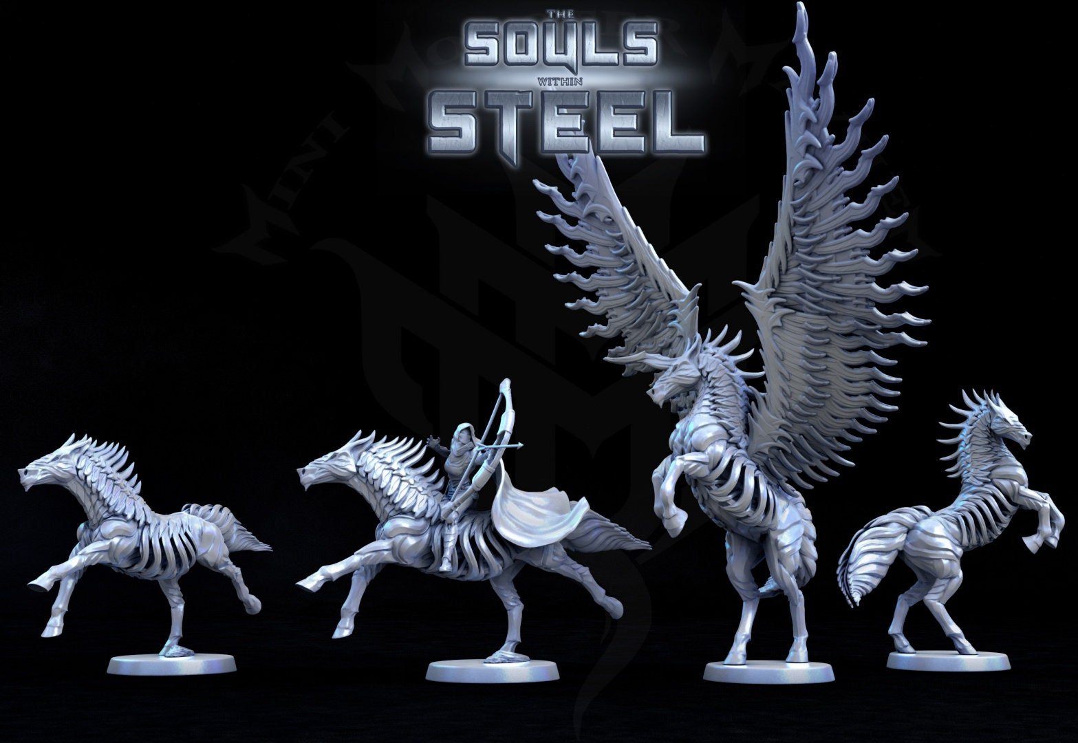 Iron Stallion - Souls Within Steel - Mini Monster Mayhem - Sigmarite Boutique