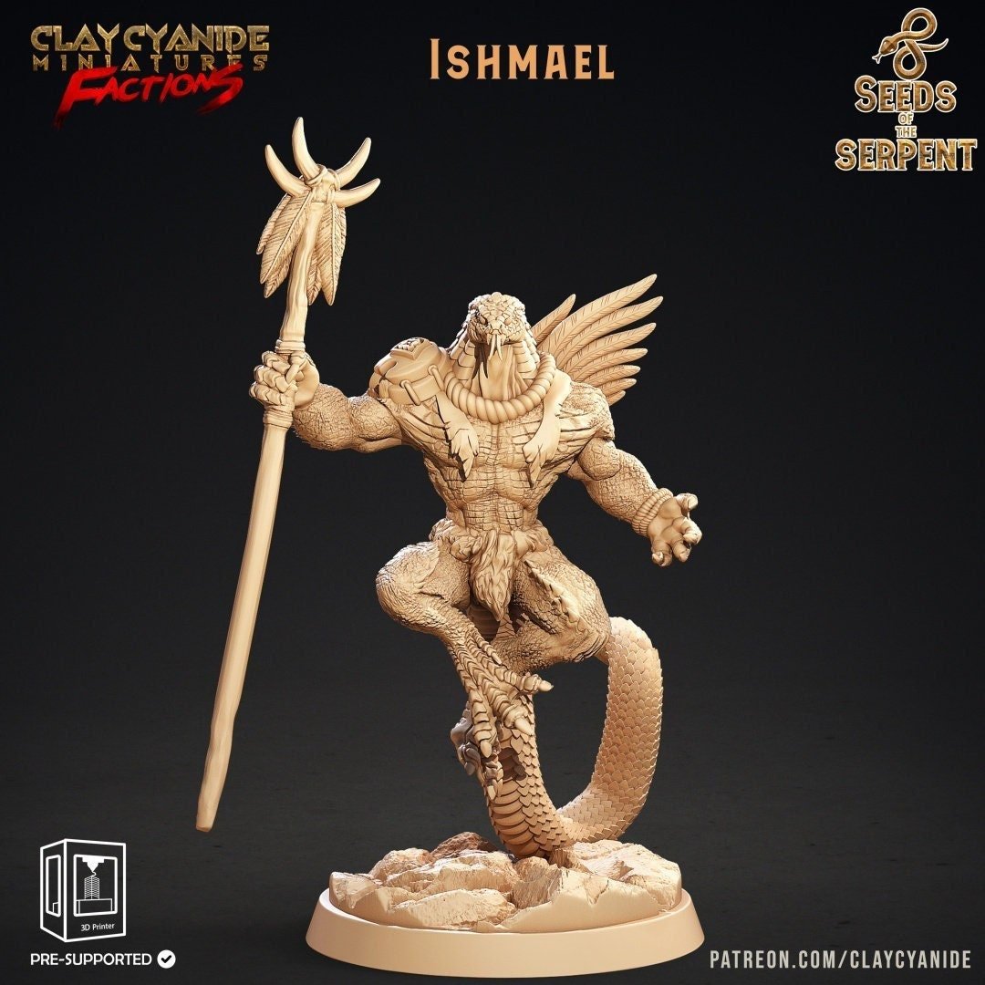 Ishmael - Seeds of the Serpent - Clay Cyanide - Sigmarite Boutique