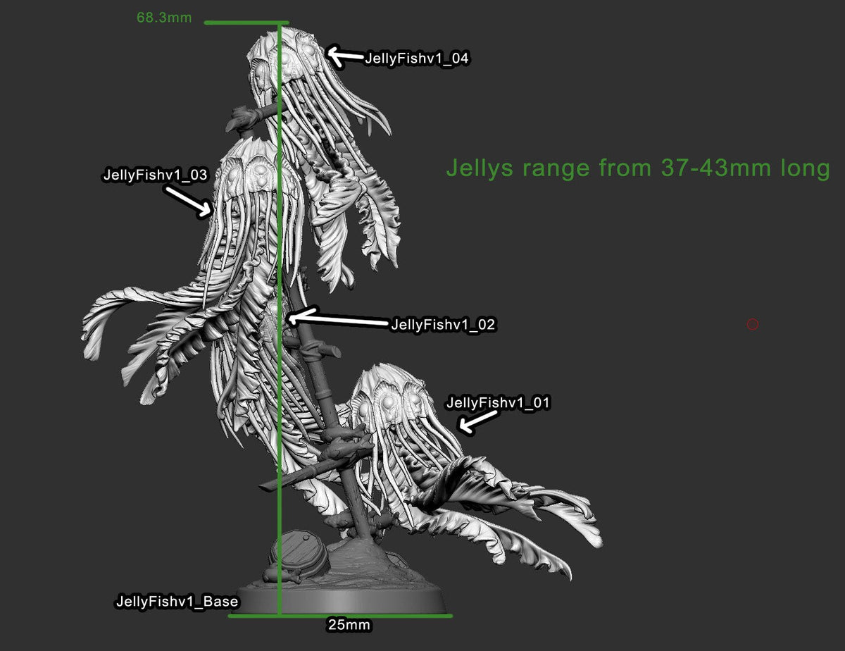 Jellyfish Swarm - Depths of the Abyss - Mini Monster Mayhem - Sigmarite Boutique