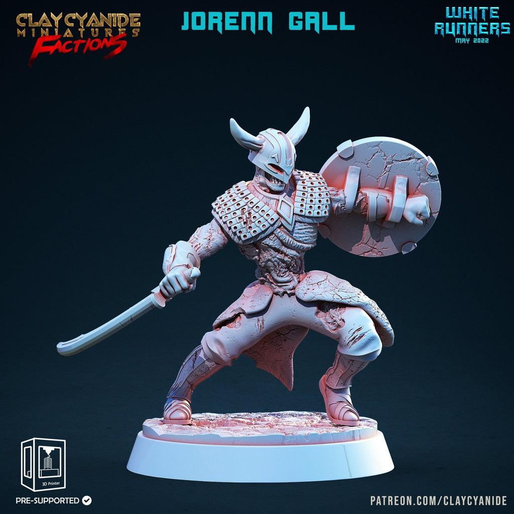 Jorenn Gall - White Runners - Clay Cyanide - Sigmarite Boutique