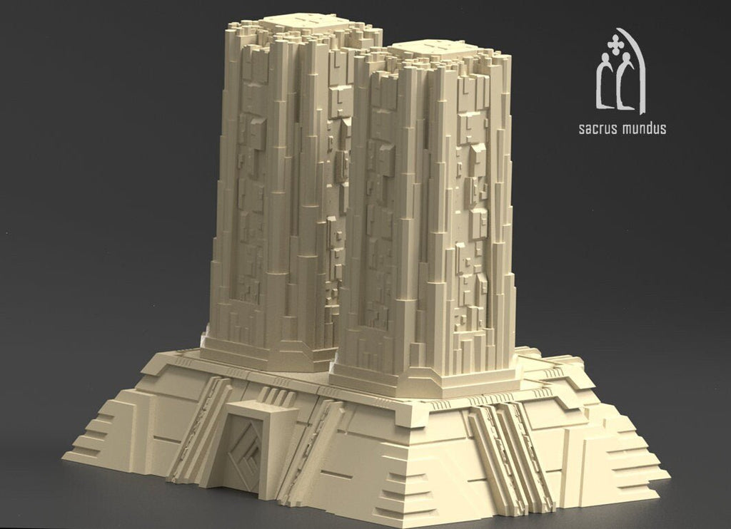Karnac the Tomb Planet - Scifi Terrain - 3D Printed PLA Plastic - Sigmarite Boutique