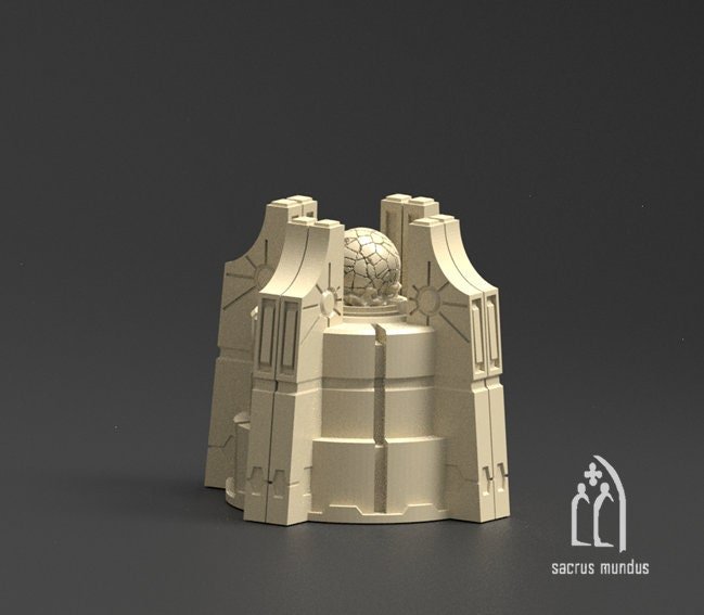 Karnac the Tomb Planet - Scifi Terrain - 3D Printed PLA Plastic - Sigmarite Boutique