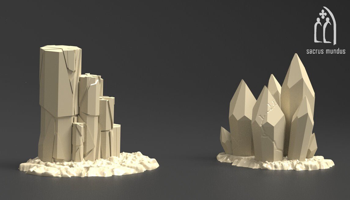 Karnac the Tomb Planet - Scifi Terrain - 3D Printed PLA Plastic - Sigmarite Boutique