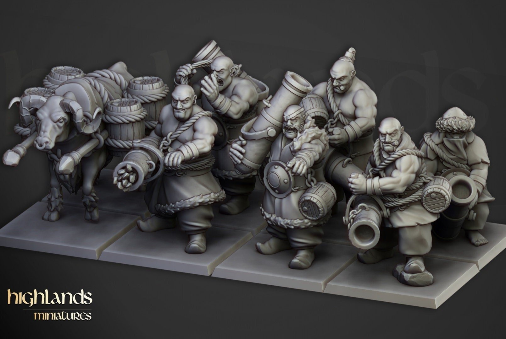 Khazarian Gunners - Highlands Miniatures - Sigmarite Boutique