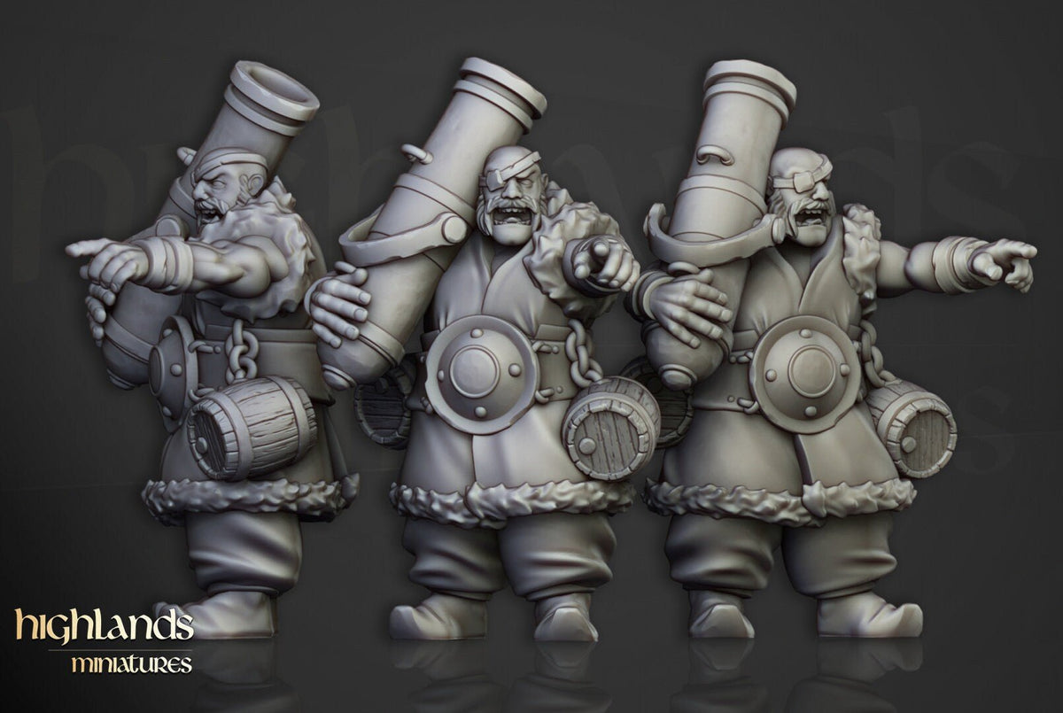 Khazarian Gunners - Highlands Miniatures - Sigmarite Boutique